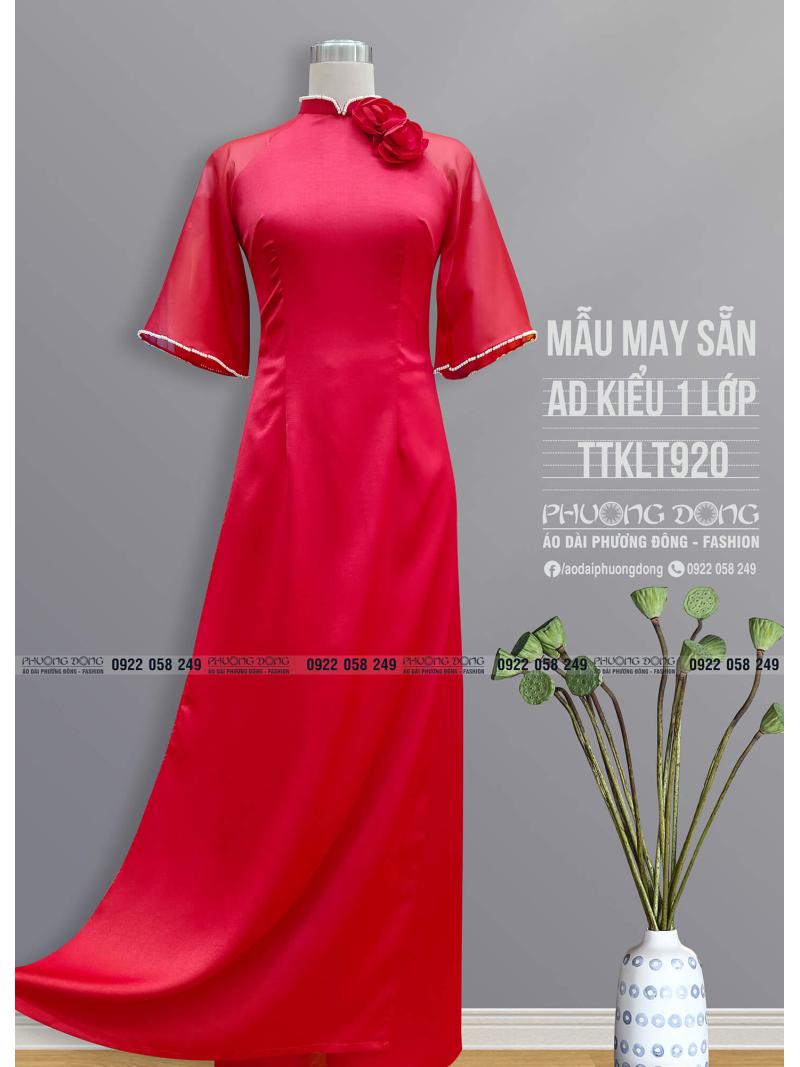 Áo Dài Phom Trẻ Kiểu Truyền Thống TTKLT920